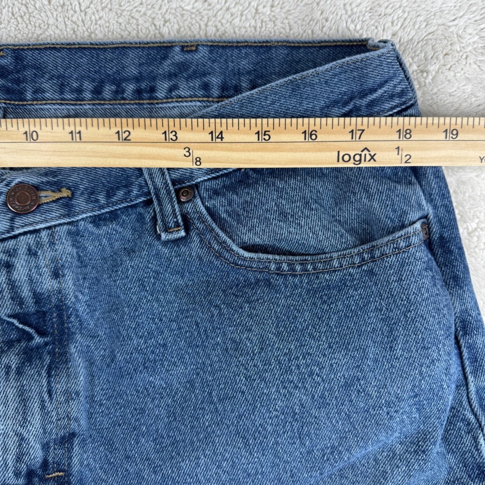 Wrangler Premium‎ Men's Blue Jeans Vintage Y2K Comfort Fit 38x32 Denim - Picture 2 of 9
